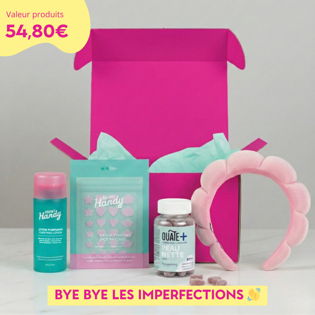 Mission Peau Nette – La Box Clean Spéciale Imperfections