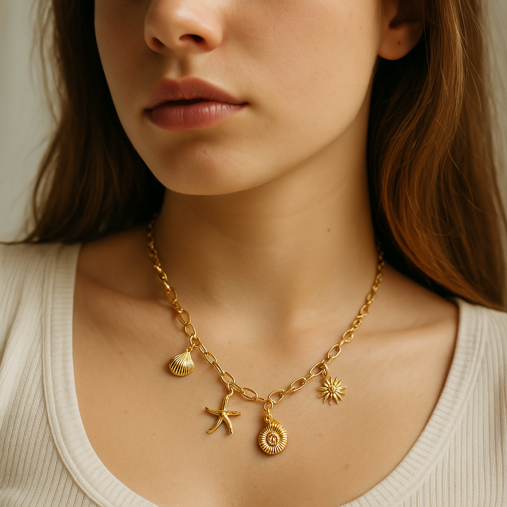 Collier Charms Hello Beauties